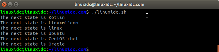 Linux下Shell的for循环语句示例
