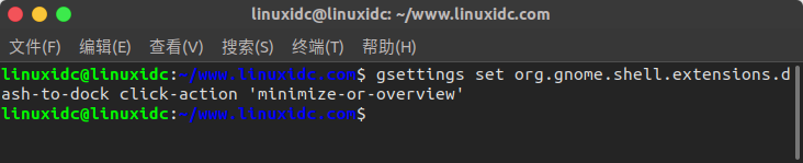 如何为Ubuntu Dock图标启用最小化点击功能