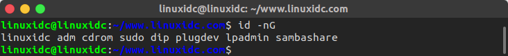 在 Linux 中查看所有的用户组