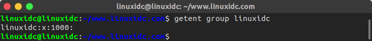 在 Linux 中查看所有的用户组