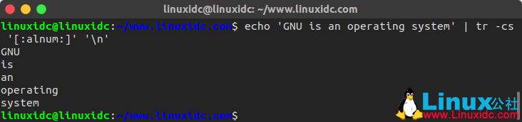 Linux tr 命令详解