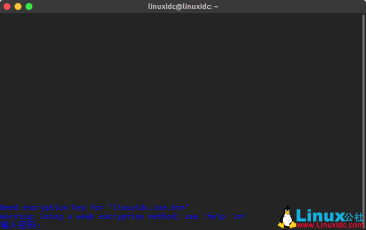 Linux下使用Vim/Vi给文件加密和解密
