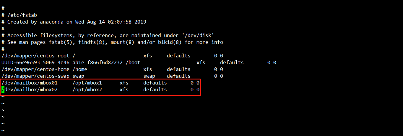 CentOS 7 下 LVM逻辑卷管理