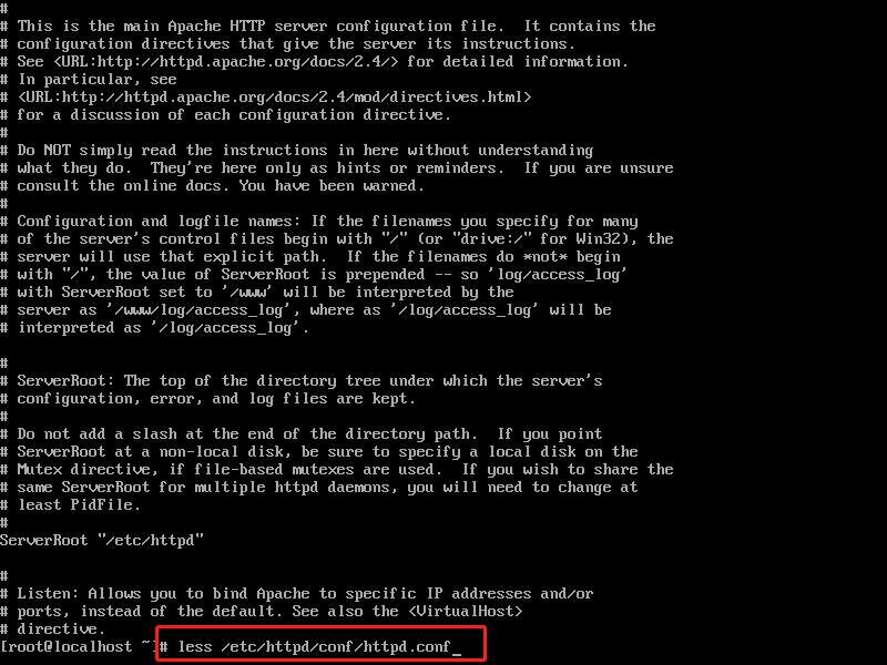 Linux目录结构与more、less命令基础命令