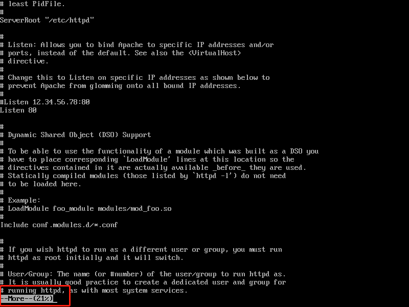 Linux目录结构与more、less命令基础命令