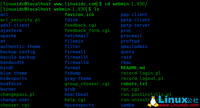 CentOS 7上使用Webmin进行Linux的远程管理