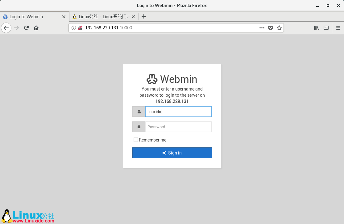CentOS 7上使用Webmin进行Linux的远程管理
