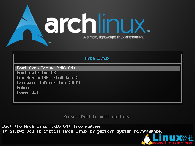 VMware下安装Arch Linux图文详解