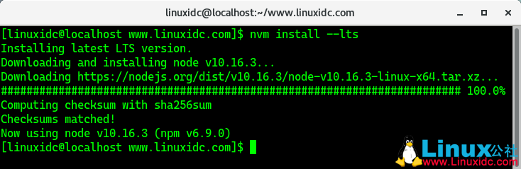 CentOS 7.6下安装 NVM 管理不同版本的 Node.js