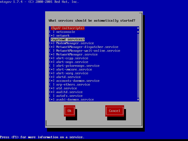 CentOS 7服务控制及优化启动过程