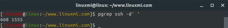 理解Linux中的pgrep命令