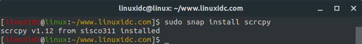 如何在Ubuntu 18.04中投射Android屏幕